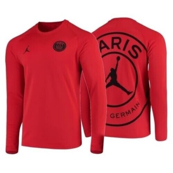 Nike Paris Saint-Germain Jordan PSG Training Top 919921-657 Red Men's Size Med - Picture 1 of 5
